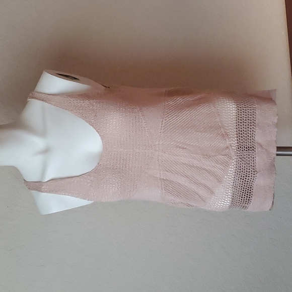 Jennifer Lopez sz M sheer and mesh sleeveless top 🌛 - Picture 1 of 8